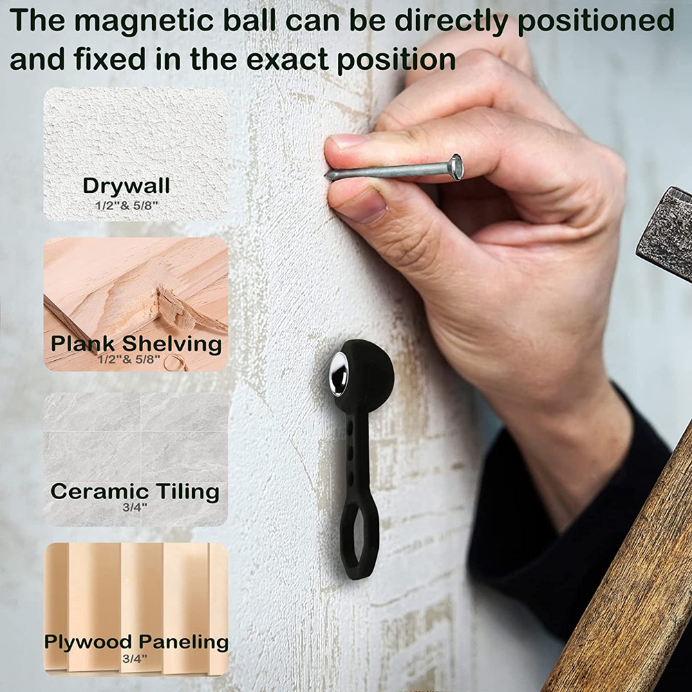 Stud Finder Magnetic - Pemindai Dinding Pencari Kancing BAAE, Daya