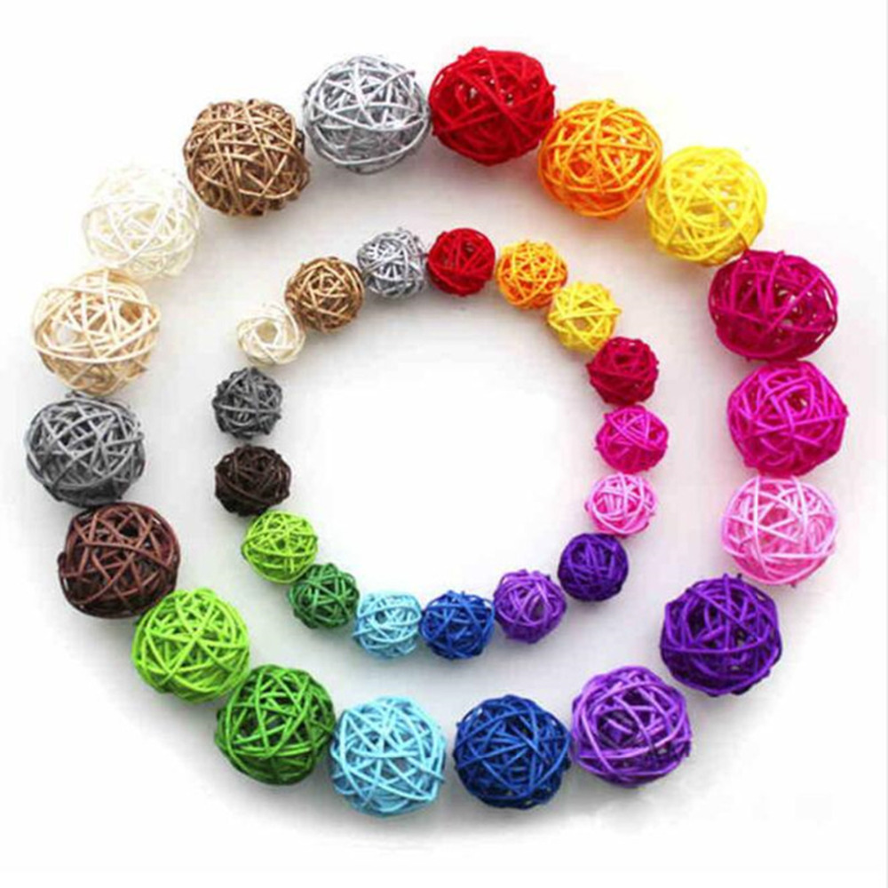 Home Improvement Kids - Penjualan Panas 20pcs/lot Bola Rotan Cantik