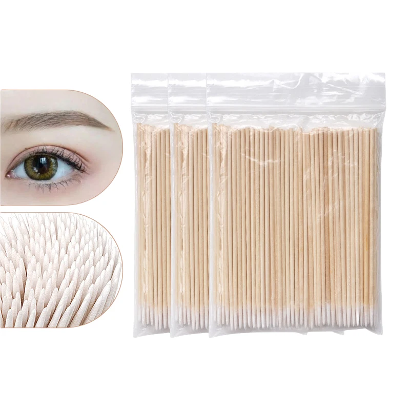 Wood Filler Stick - 300/500/1000 Buah Tip Buds Kapas Rias