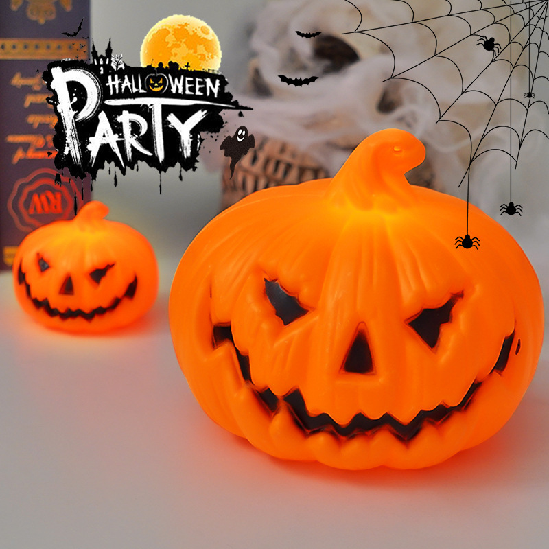 Home Improvement Kids - Lampu LED Halloween Bentuk Labu, Ornamen