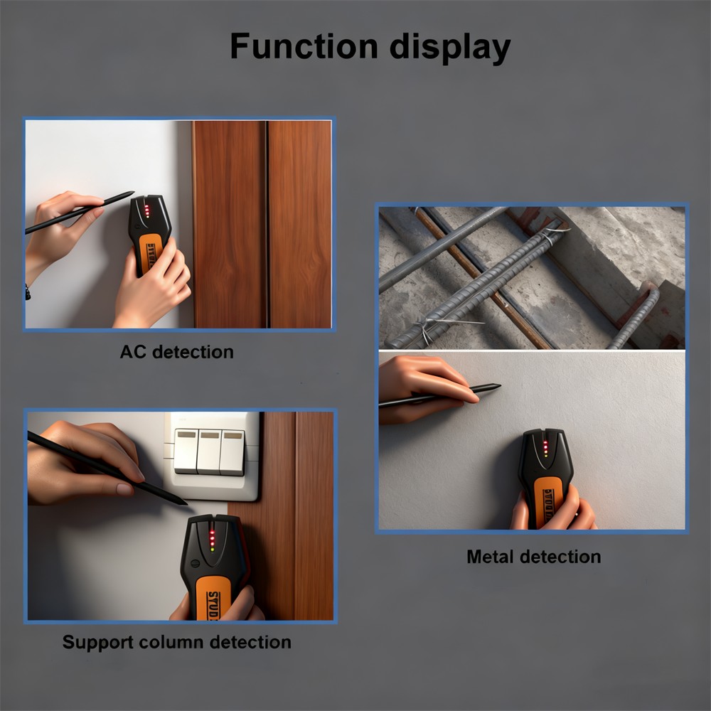 Detektor Logam Genggam Multifu - Stud Finder Magnetic ulasan dan harga