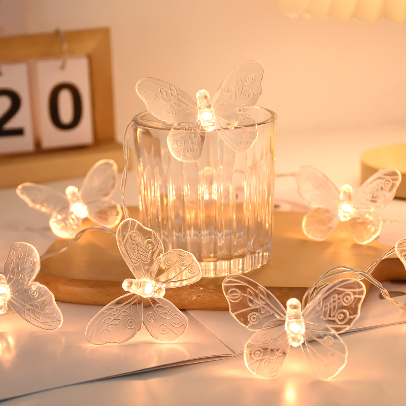 1.5M 10LED Tali Kupu-kupu Garl - Home Improvement Kids ulasan dan harga