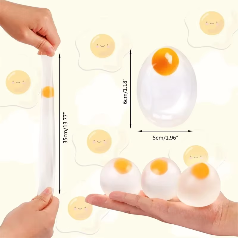 Bola Squishy Telur Funky - Mai - Home Improvement Kids ulasan dan harga