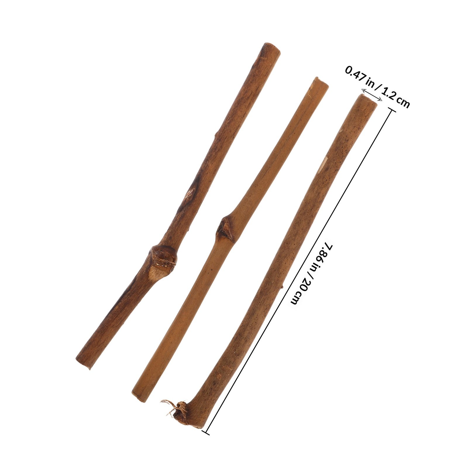 20 Buah Batang Kayu Alami Mini - Wood Filler Stick ulasan dan harga