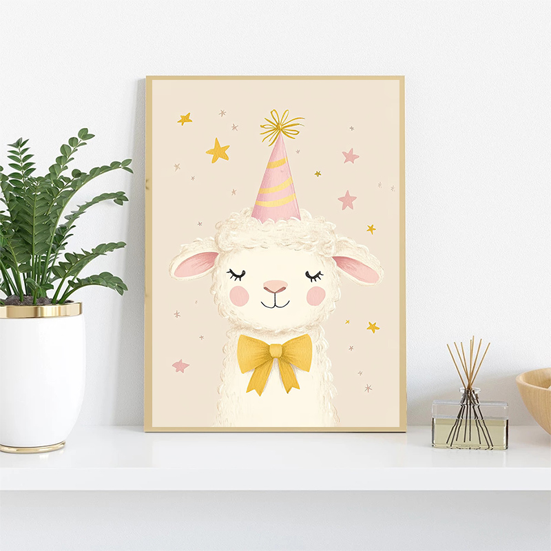 Poster Beruang Rusa Angsa Llam - Home Improvement Kids ulasan dan harga