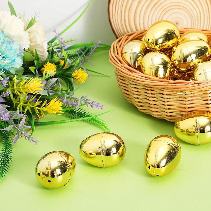6-24 Buah Telur Paskah Emas Pl - Home Improvement Kids ulasan dan harga